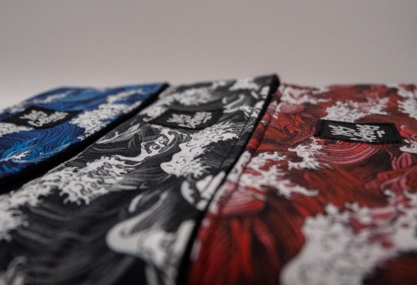 pack 2 finish Headbands Waves Black&White
