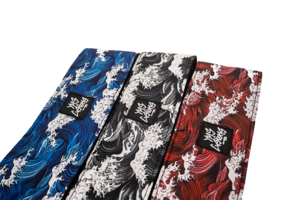pack 3 finish Headbands Waves Black&White