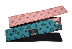 LV pink green Headband Luxury DS